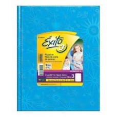 CUADERNO RAYADO T/D X 50 H FORRADO CELESTE EXITO