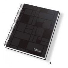 CUADERNO UNIVERSITARIO RAYADO T/D X 84 H EXCECUTIVE NEGRO