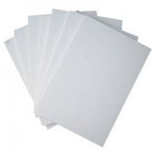 PLANCHA DE CARTON BLANCO 1,2 MM 50 X 70 (BLANCO AMBOS LADOS)