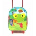 MOCHILA PARA JARDIN CON CARRO SAPO PEPE