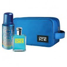 ESTUCHE PARA REGALO PERFUME DE HOMBRE CHESTER ICE + DESODORANTE + NECESER