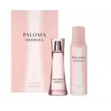 ESTUCHE PARA REGALO PERFUME DE MUJER PALOMA HERRERA + DESODORANTE