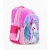 MOCHILA ESPALDA FOOTY UNICORNIO CON TRENZA CON LUZ DE LED 18 PULGADAS