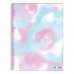 CUADERNO UNIVERSITARIO RAYADO T/D X 80 H MOOVING PASTEL