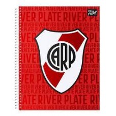 CUADERNO UNIVERSITARIO RAYADO T/F X 80 H PPR RIVER PLATE