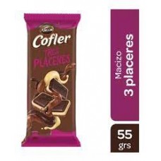 CHOCOLATE COFLER X 55 G TRES PLACERES