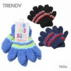 GUANTES INFANTIL CHENIL RAYADO TRENDY 8744