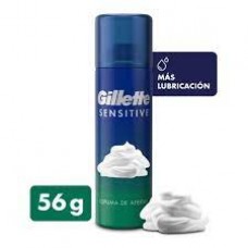 ESPUMA DE AFEITAR GILLETTE X 56 G SENSITIVE