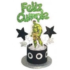 ADORNO DE TORTA - FIGURA TELGOPOR BASE TAMBOR HULK