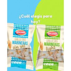 GALLETITAS MARINERAS BENJAMIN LIGHT X 350 G