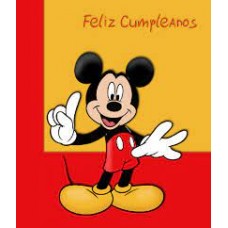 AFICHE FELIZ CUMPLE MICKEY