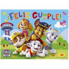 AFICHE FELIZ CUMPLE PAW PATROL