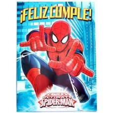 AFICHE FELIZ CUMPLE SPIDERMAN