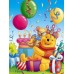 AFICHE FELIZ CUMPLE WINNIE THE POOH