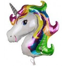 GLOBO DE PAPEL METALIZADO UNICORNIO