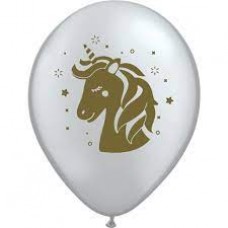 GLOBO ESPECIAL IMPRESO UNICORNIO METALIZADOS