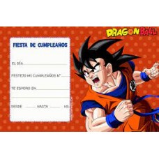 INVITACION DRAGON BALL Z