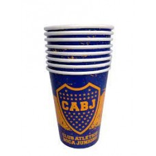 VASOS DESCARTABLES LINEA BOCA JUNIORS X 10