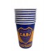 VASOS DESCARTABLES LINEA BOCA JUNIORS X 10