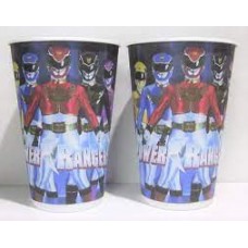 VASOS DESCARTABLES LINEA POWER RANGERS X 10