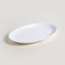 FUENTE DE CERAMICA BLANCA OVAL 41 CM PLAYA