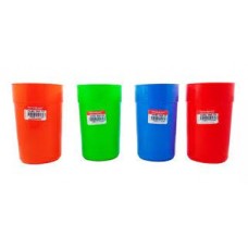 VASO DE PLASTICO X 350 CC COLORES