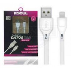 CABLE USB A MICRO X 2 METROS SOUL