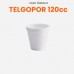 VASOS DESCARTABLES X 120 CC TERMICO BLANCO