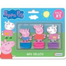 SELLITOS X 3 MIS SELLOS PEPPA PIG TAPIMOVIL