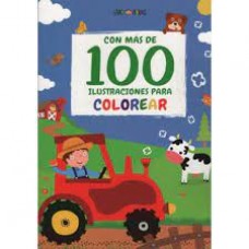 LIBRITO PARA PINTAR CON MAS DE 100 ILUSTRACIONES PARA COLOREAR GRANJA