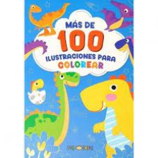 LIBRITO PARA PINTAR MAS DE 100 ILUSTRACIONES PARA COLOREAR DINOS