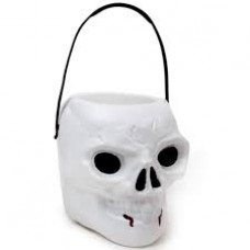 HALLOWEEN - CARAMELERA CALAVERA BLANCA SIN TAPA