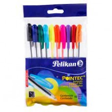 BOLIGRAFO X 10 COLORES PELIKAN POINTEC