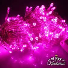 LUCES X 100 LED ROSA