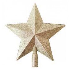 PUNTAL ESTRELLA 25 CM GIBREADO DORADO