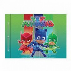 CARPETA PARA DIBUJO CON CORDON PJ MASK HEROES EN PIJAMAS