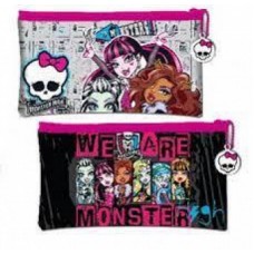 CARTUCHERA CON CIERRE MONSTER HIGH PVC CHATA