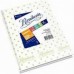 CUADERNO RAYADO T/D X 50 H FORRADO A LUNARES BLANCO CON LUNARES VERDE MANZANA RI