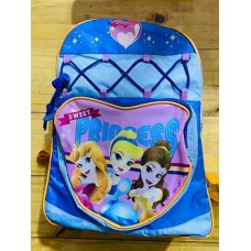 MOCHILA ESPALDA PRINCESAS 15 CON BOLSILLOS