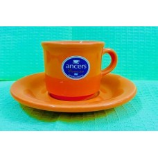 ANCERS - LINEA ORANGE - TAZA DE CAFE CON PLATO X 6