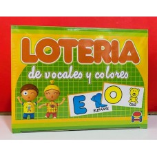 LOTERIA DE VOCALES Y COLORES