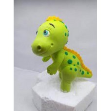 ADORNO DE TORTA PORCELANA FRIA DINOSAURIO CHICO