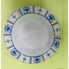 PLATO HONDO DE CERAMICA ESTAMPADA