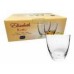 VASOS DE CRISTAL X 6 CONICO ELISABETH WHISKY