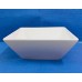 BOWL CUADRADO 24,5 CM CERAMICA BLANCA