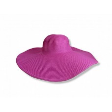 SOMBRERO CAPELINA DE RAFIA LISA