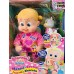 MUÑECA BEBE BOUNCIN&acute; BABIES - JUGANDO CON MI MASCOTA