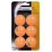 PELOTAS DE PING PONG X 6 EN BLISTER ORANGE