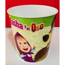 VASO DE PLASTICO PERSONAJES MASHA Y EL OSO