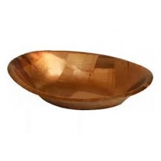 FUENTE DE MADERA LAMINADA OVAL 29 CM